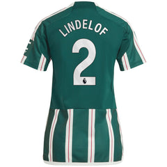 Victor Lindelof Manchester United Women's 2023/24 Away Replica Player Jersey - Green on sale