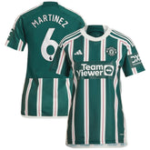 Lisandro Martínez Manchester United Women's 2023/24 Away Replica Player Jersey Discount - Green
