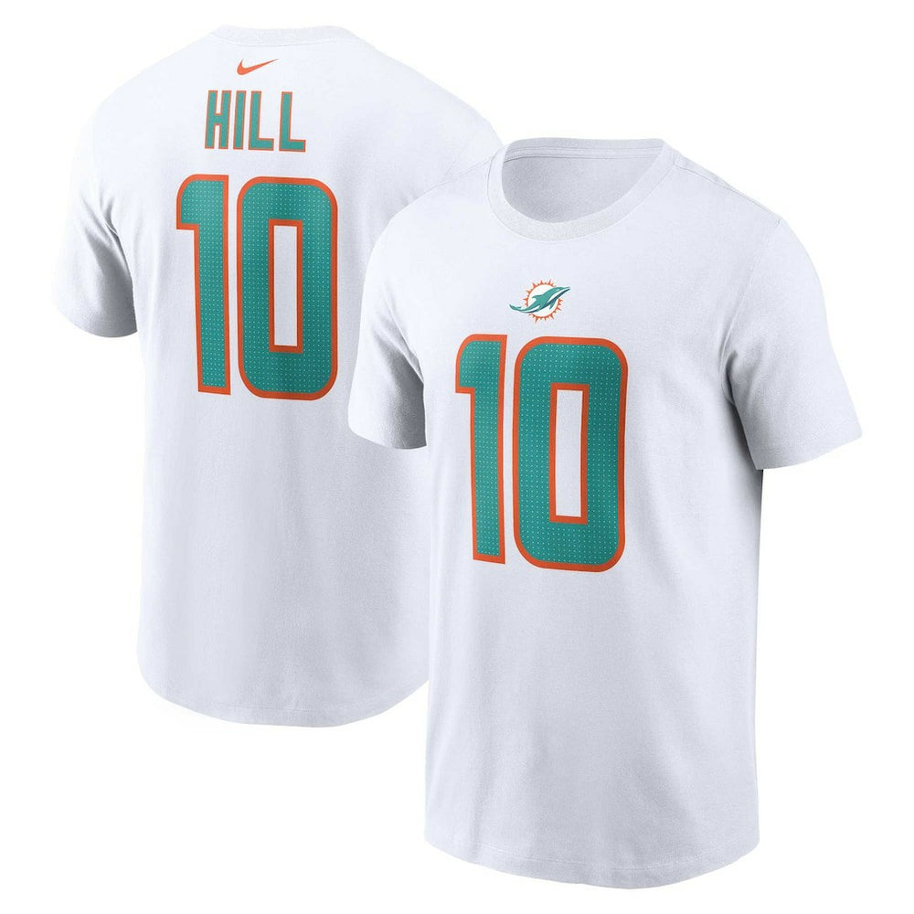 Tyreek Hill Miami Dolphins Player Name & Number T-Shirt - White online