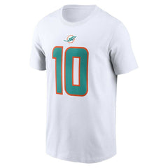 Tyreek Hill Miami Dolphins Player Name & Number T-Shirt - White online