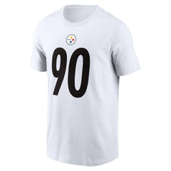 T.J. Watt Pittsburgh Steelers Player Name & Number T-Shirt - White discount