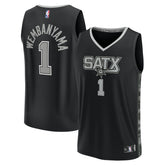 Victor Wembanyama San Antonio Spurs Fast Break Player Jersey - Statement Edition - Black cheap