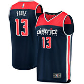 Jordan Poole Washington Wizards Fast Break Player Jersey - Statement Edition - Navy online