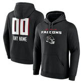 Atlanta Falcons Personalized Name & Number Team Wordmark Pullover Hoodie - Black online