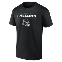 Atlanta Falcons Personalized Name & Number Team Wordmark T-Shirt - Black cheap