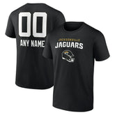 Jacksonville Jaguars Personalized Name & Number Team Wordmark T-Shirt - Black for sale