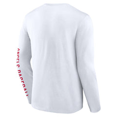 Los Angeles Angels Press Box Long Sleeve T-Shirt White