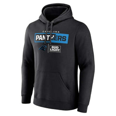 Carolina Panthers NFL x Bud Light Pullover Hoodie - Black on sale