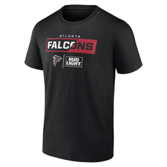Atlanta Falcons NFL x Bud Light T-Shirt - Black for sale