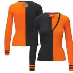 Cincinnati Bengals STAUD Women's Cargo Sweater - Black/Orange for sale