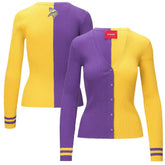 Minnesota Vikings STAUD Women's Cargo Sweater - Purple/Gold cheap
