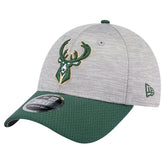 Milwaukee Bucks Active Digi-Tech Two-Tone 9FORTY Adjustable Hat - Heather Gray/Hunter Green cheap