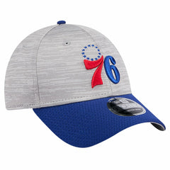 Philadelphia 76ers Active Digi-Tech Two-Tone 9FORTY Adjustable Hat - Heather Gray/Royal discount