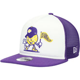 Los Angeles Lakers Youth Court Sport Mascot 9FIFTY Snapback Hat - White/Purple for sale
