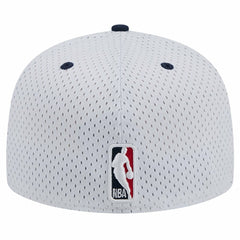New Orleans Pelicans Throwback 2Tone 59FIFTY Fitted Hat - White/Navy sale