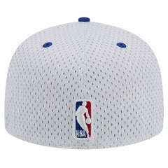 Philadelphia 76ers Throwback 2Tone 59FIFTY Fitted Hat - White/Royal sale