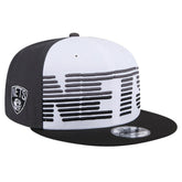 Brooklyn Nets Throwback Gradient Tech Font 9FIFTY Snapback Hat - White/Black discount
