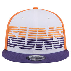 Phoenix Suns Throwback Gradient Tech Font 9FIFTY Snapback Hat - White/Purple on sale