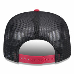 Miami Heat Throwback Team Arch Golfer Snapback Hat - Black/Red cheap