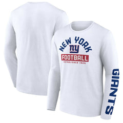 New York Giants Long Sleeve T-Shirt - White on sale