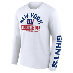 New York Giants Long Sleeve T-Shirt - White on sale