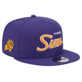 Phoenix Suns Script Side Patch 9FIFTY Snapback Hat - Purple for sale