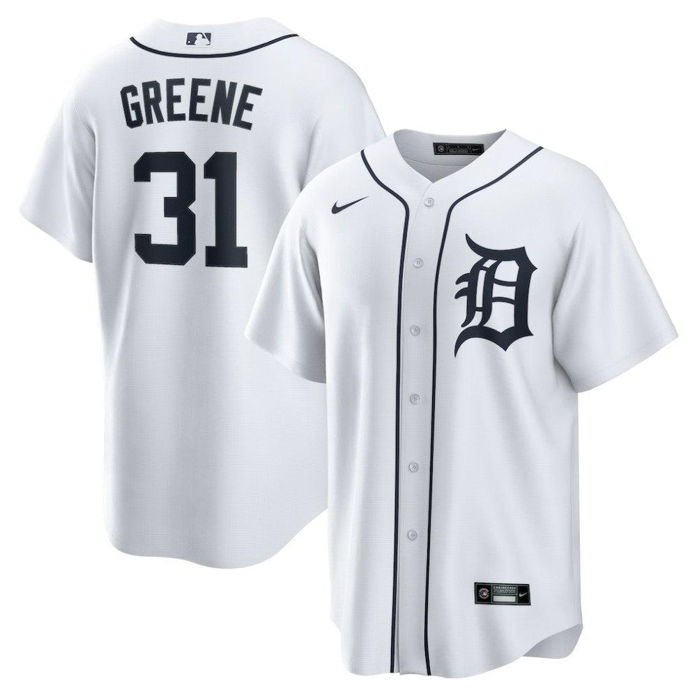 Riley Greene Detroit Tigers Replica Player Jersey White