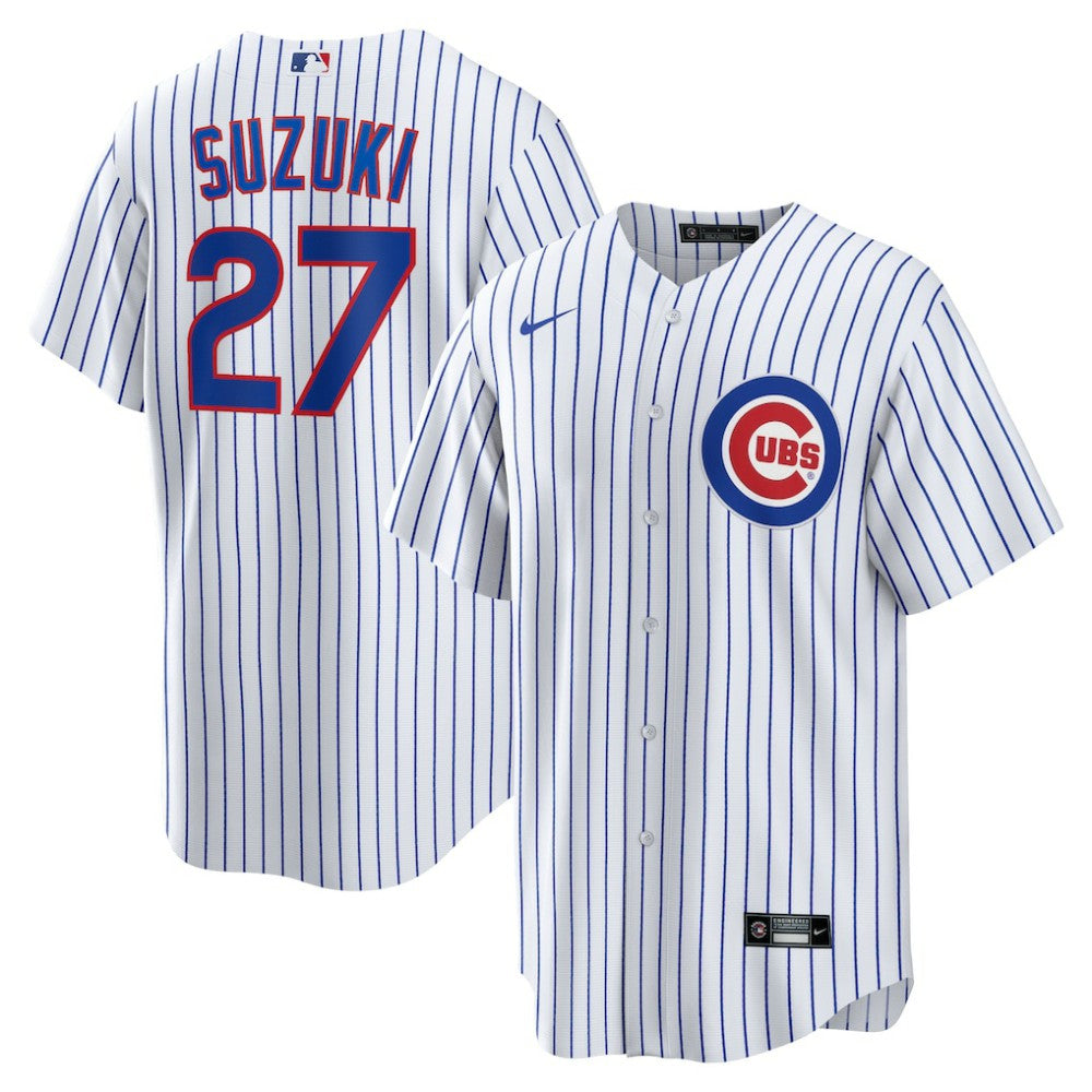 Seiya Suzuki Chicago Cubs Home Replica Jersey White