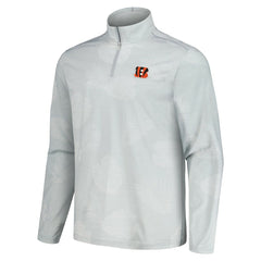 Cincinnati Bengals Delray Frond IslandZone Half-Zip Sweatshirt - Gray discount