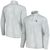 Dallas Cowboys Delray Frond IslandZone Half-Zip Sweatshirt - Gray sale