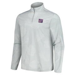 New York Giants Delray Frond IslandZone Half-Zip Sweatshirt - Gray discount
