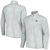 Green Bay Packers Delray Frond IslandZone Half-Zip Sweatshirt - Gray on sale