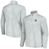 Las Vegas Raiders Delray Frond IslandZone Half-Zip Sweatshirt - Gray online