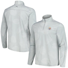 Pittsburgh Steelers Delray Frond IslandZone Half-Zip Sweatshirt - Gray sale