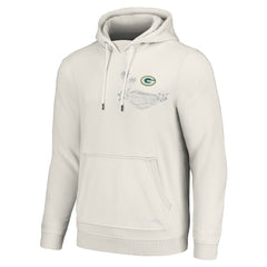 Green Bay Packers Home Game Pullover Hoodie - White cheap