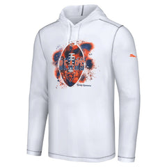 Chicago Bears Graffiti Touchdown Pullover Hoodie - White outlet