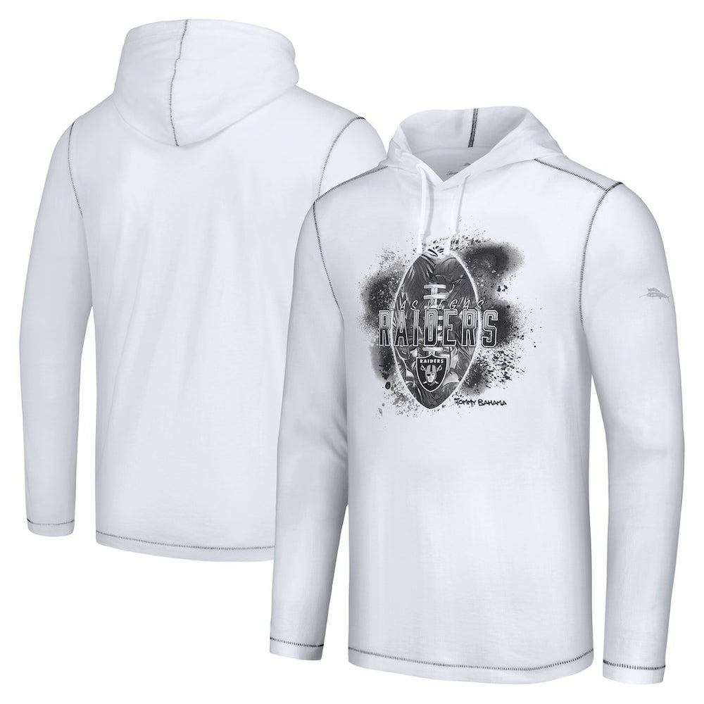 Las Vegas Raiders Graffiti Touchdown Pullover Hoodie - White online