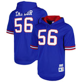 Lawrence Taylor New York Giants Retired Player Name & Number Mesh Hoodie T-Shirt - Royal online