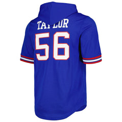 Lawrence Taylor New York Giants Retired Player Name & Number Mesh Hoodie T-Shirt - Royal online