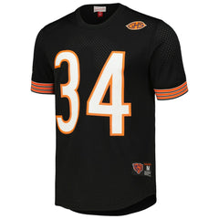 Walter Payton Chicago Bears Retired Player Name & Number Mesh Top - Black discount