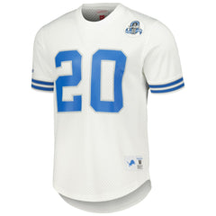 Barry Sanders Detroit Lions Retired Player Name & Number Mesh Top - White cheap