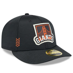 San Francisco Giants 2024 Clubhouse Low Profile 59FIFTY Fitted Hat Black