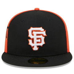 San Francisco Giants Gameday Sideswipe 59FIFTY Fitted Hat Black/Orange