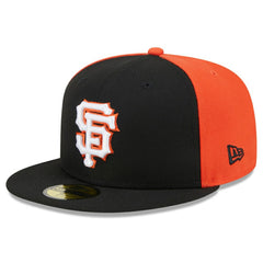 San Francisco Giants Gameday Sideswipe 59FIFTY Fitted Hat Black/Orange
