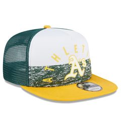 Athletics Team Foam Front A-Frame Trucker 9FIFTY Snapback Hat White/Gold