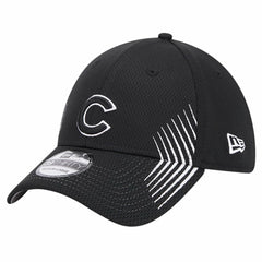 Chicago Cubs Active Dash Mark 39THIRTY Flex Hat Black