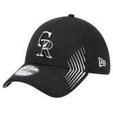 Colorado Rockies Active Dash Mark 39THIRTY Flex Hat Black
