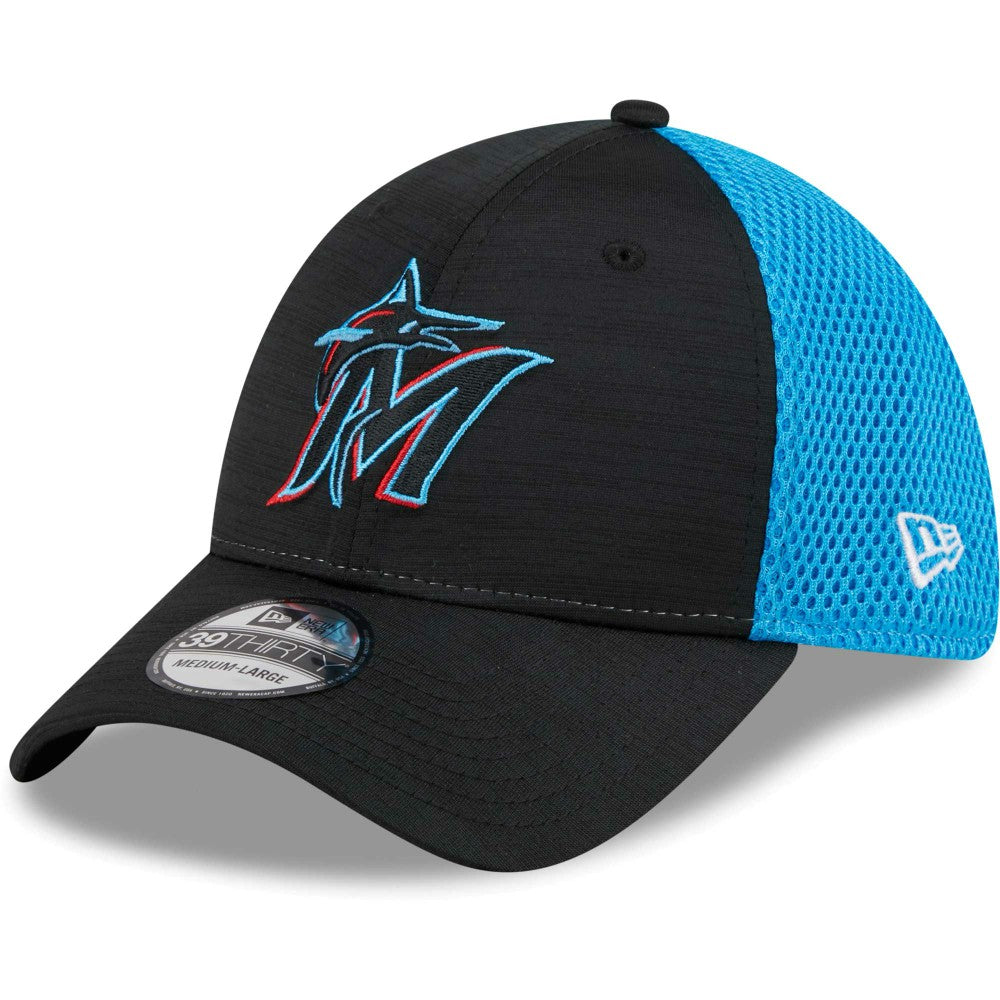Miami Marlins Neo 39THIRTY Flex Hat Black