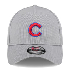Chicago Cubs Active Pivot 39THIRTY Flex Hat Gray