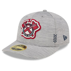 Atlanta Braves 2024 Clubhouse Low Profile 59FIFTY Fitted Hat Gray